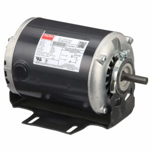 DAYTON Belt Drive Motor: 1 Speed, Open Dripproof, Cradle Base Mount, 1/2 HP, 1,725 Nameplate RPM, B