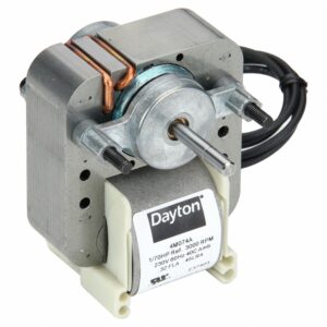 DAYTON C-Frame Motor: 1/70, 3,000, 1 No. of Speeds, 230V AC, CWSE, One-Shot, Sleeve, Leads
