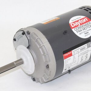 DAYTON Condenser Fan Motor: Band Mount, Open Air-Over, 1 1/2 HP, 1,140 Nameplate RPM, 1 Speed, Auto