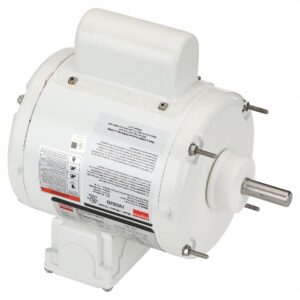 DAYTON Direct Drive Blower Motor: 1/2 HP, 1,100 Nameplate RPM, 115/230V AC, Non-Std Frame