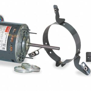 DAYTON Direct Drive Blower Motor: 3 Speed, Open Air-Over, Ring/Stud Mount, 3/4 HP, 277V AC, Auto, B
