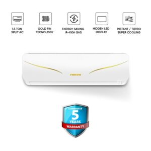 NIKAI 1.5 Ton Rotary Split AC, Silent & Energy Efficient Cooling with T3 Tropicalized GREE Compressor, 3D Swinging for Super Cool, Gold Fin technology, Auto Restart, 18000 BTU...