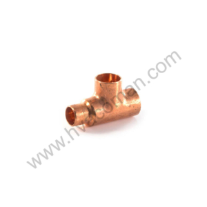 Copper Reducing Tee 1/2" x 1/2" x 3/8"
